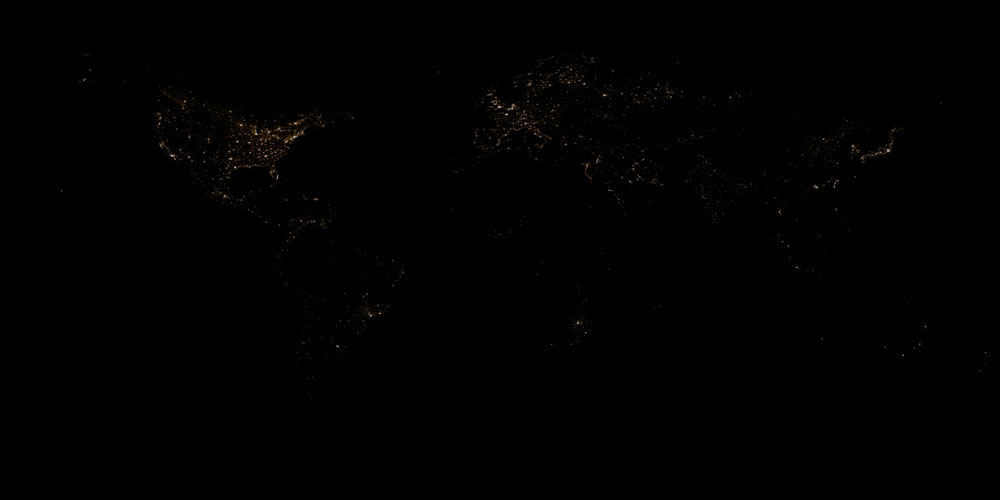 city lights from space. 1) Earth City Lights Texture